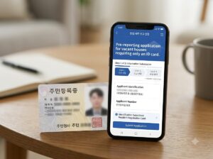 신분증만 있으면 되는 빈집 사전신고 신청