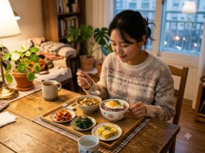 1인 가구를 위한 간단한 보양식 한 상